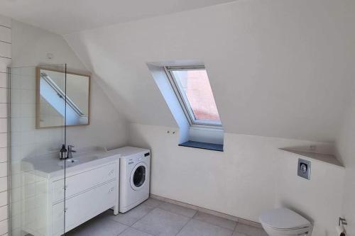 Koupelna v ubytování Gammel Newly renovated apartment with great location