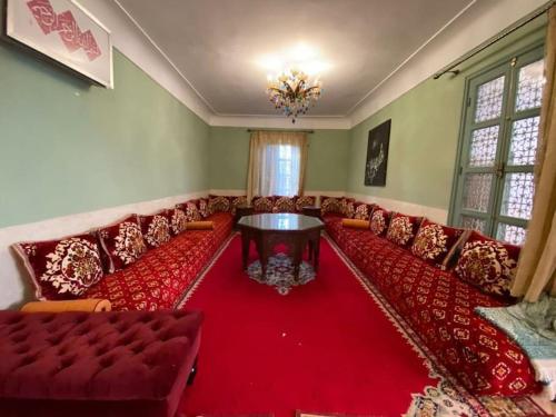 Χώρος καθιστικού στο Riad salix d'agafay