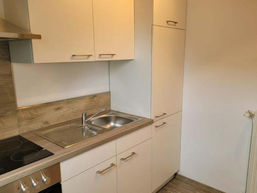 Kuchyň nebo kuchyňský kout v ubytování Pension Lotsenhaus