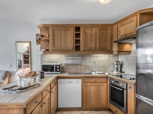 Photo de la galerie de l'établissement Appt 1 chambre avec parking et ascenseur près des pistes à Megève - FR-1-453-93, à Megève