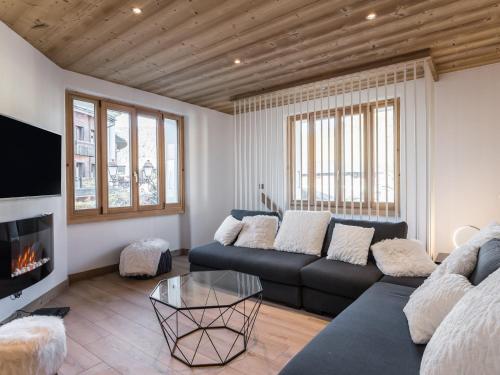 Appartement rénové 4 chambres, centre de Megève, proche télécabine, 8 pers., parking inclus - FR-1-453-173