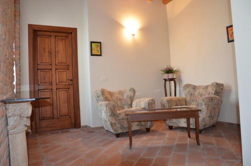 Гостиная зона в Agriturismo Da Luca