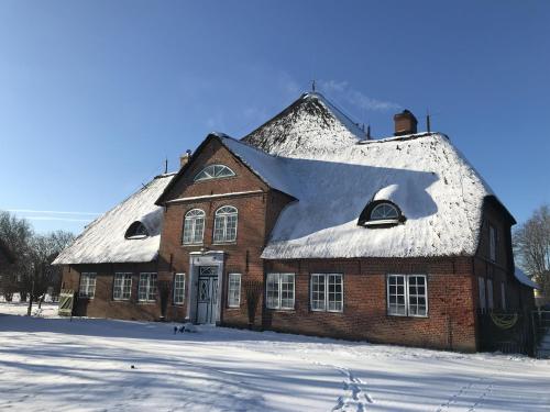 Haubarg am Meer v zimě
