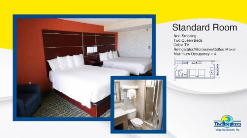 Katil atau katil-katil dalam bilik di The Breakers Resort Inn