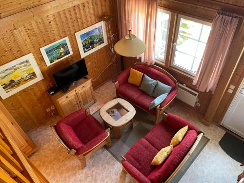TV a/nebo společenská místnost v ubytování Holiday Home Wald und See by Interhome