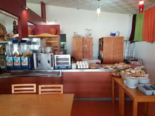 Køkken eller tekøkken på Natur Camping Landshause