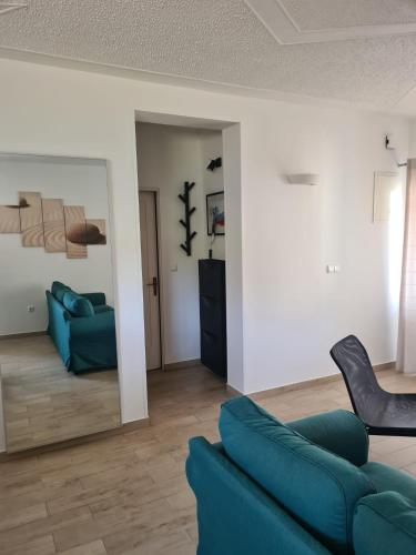 Χώρος καθιστικού στο For two Apartment, Rab