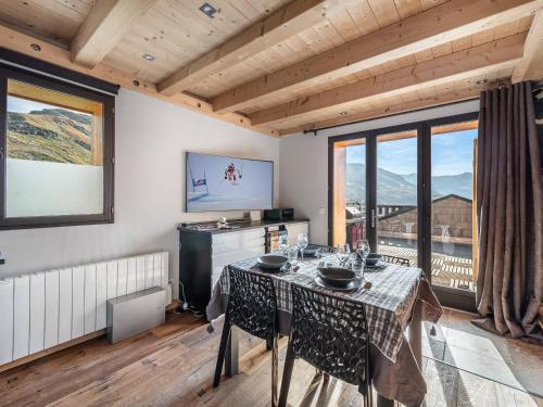 Duplex pour 4 personnes avec sauna privé à Val Thorens