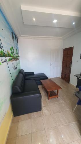 Χώρος καθιστικού στο Bricos Appartement Sud foire