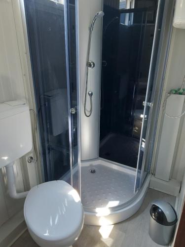 Koupelna v ubytování Mobile Home Luna