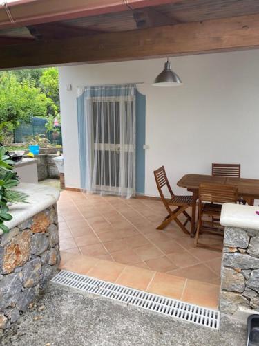 Patio alebo iná vonkajšia časť ubytovania Olivia