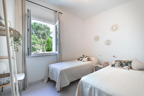 A bed or beds in a room at Casa vacanze con piscina