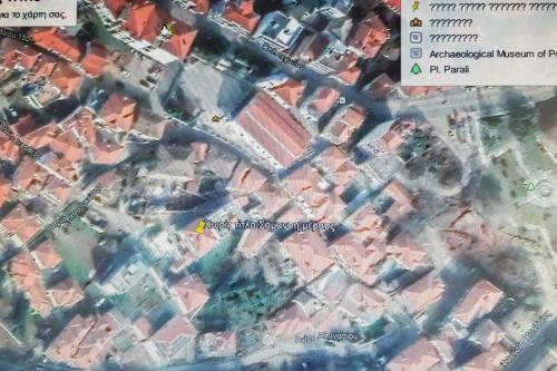 Et luftfoto af OLGAS house no1 in Polygyros Chalkidiki
