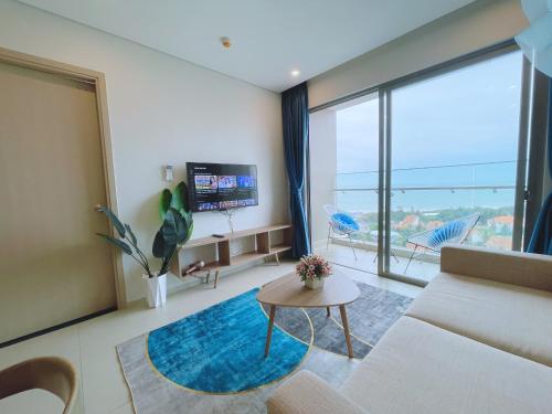 TV a/nebo společenská místnost v ubytování The Sóng Condotel in Vung Tau City - The Sóng Real Company