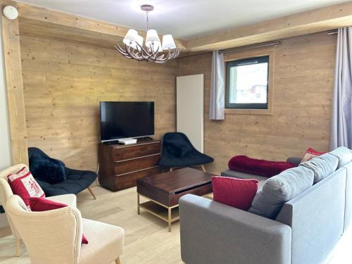 Appartement neuf aux Gets, au pied des pistes et du centre, avec terrasse et services inclus