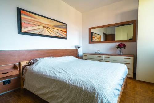 Katil atau katil-katil dalam bilik di Te Vojo Ben -Furnished Flat-