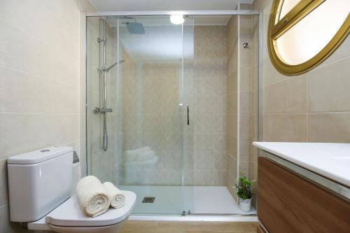Koupelna v ubytování CORDOBA HomeStay by Turismar