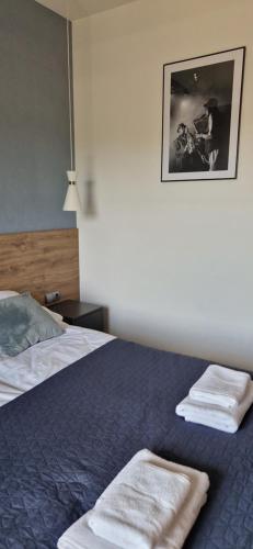 Ein Bett oder Betten in einem Zimmer der Unterkunft Apartamenty Parkowe D9