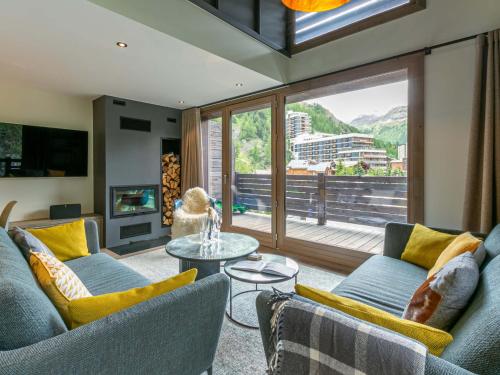 Appartement de Standing en Duplex à Val-d'Isère avec Balcon, Parking et Wifi