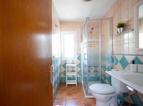 Koupelna v ubytování Apartamento Maypa 4 Arena