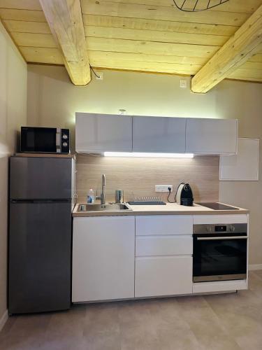Η κουζίνα ή μικρή κουζίνα στο Duplex La Tour