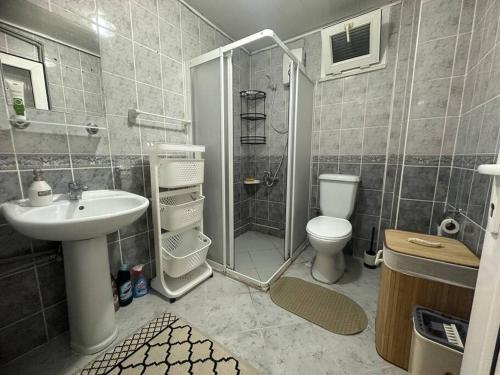 Koupelna v ubytování Başkaya Homes