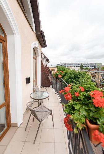 Nota Bene Hotel & Restaurantにあるバルコニーまたはテラス