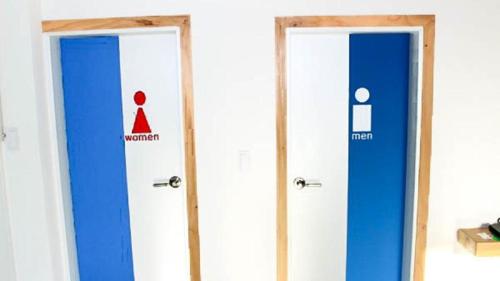three doors are lined up in a room at Sogeum Gangsan in Gyeongju
