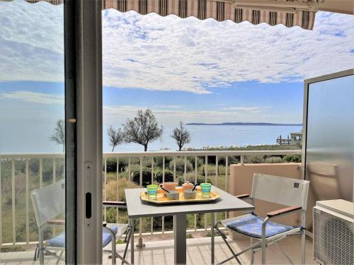 Studio cabine 4 pers, climatisé, parking, plage à pied - Le Lavandou - FR-1-251-509