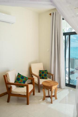 Ruang duduk di The Zanzibari