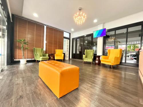 Area soggiorno di The Ram Hotel