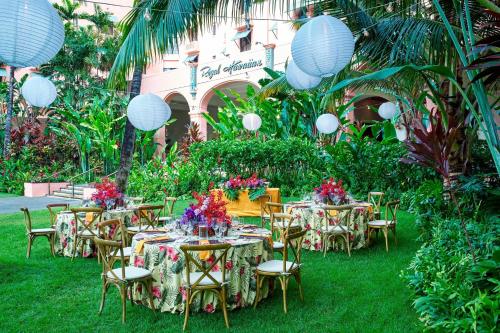 Κήπος έξω από το The Royal Hawaiian, A Luxury Collection Resort, Waikiki