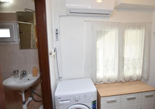 Koupelna v ubytování Apartment Miledina