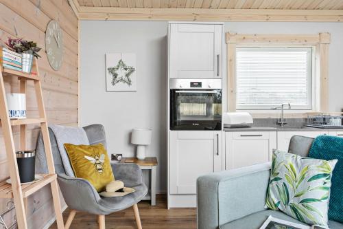 Dapur atau dapur kecil di Croftner, Great Field Lodges