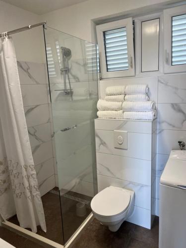 Kúpeľňa v ubytovaní Villa Urlic