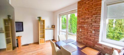 Istumisnurk majutusasutuses Apartament Gdyńskie Zacisze