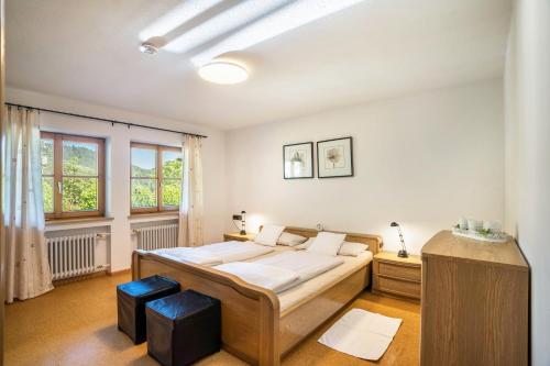 Postel nebo postele na pokoji v ubytování Klausenhansenhof