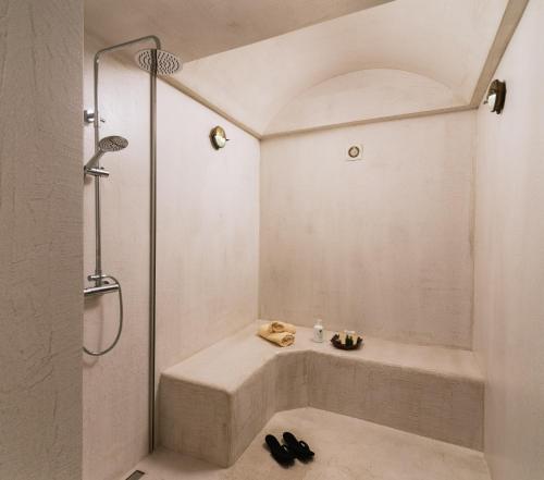 Koupelna v ubytování Myrtis Spa Hotel