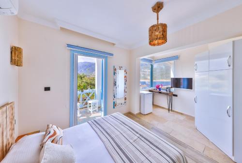 Η κουζίνα ή μικρή κουζίνα στο La Salvia Hotel Kas