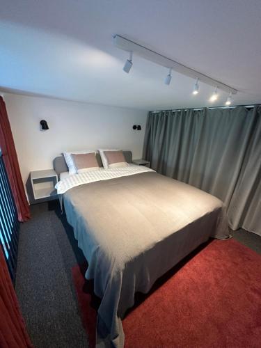 a bedroom with a large bed in a room at M Loft2 in Kaunas