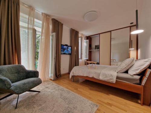 Postel nebo postele na pokoji v ubytování Guest House Laura