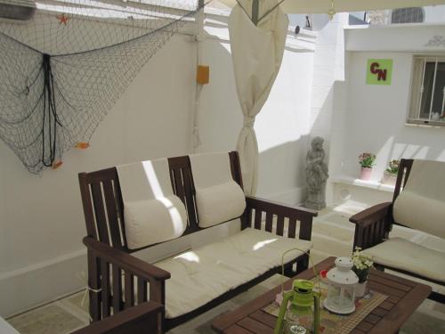 Posezení v ubytování Casa Nave