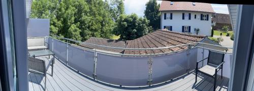 Balkón nebo terasa v ubytování Gästehaus Miri