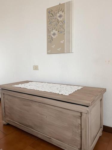 a mattress is propped up against a wall at Casa di Monica in Torre San Severo