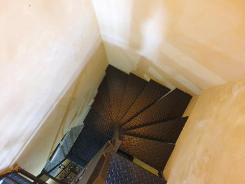 an overhead view of a staircase in a building at VILLA BISER in Mošćenička Draga