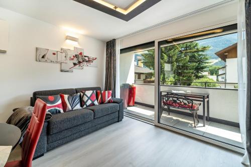 Posezení v ubytování Apartment il cuore rosso