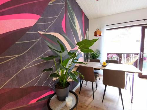 Posezení v ubytování Ferienwohnungen Krüger 'Apartment Luke'