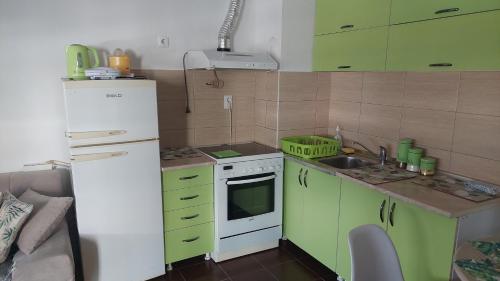 Apartman Greenにあるキッチンまたは簡易キッチン