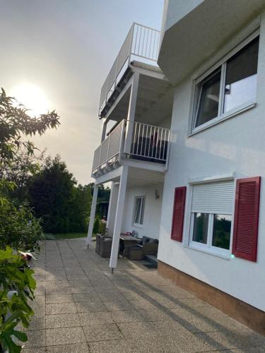 Balkón nebo terasa v ubytování Apartments Let Me In