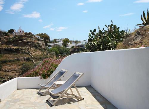Балкон или терраса в Crystal View Mykonos